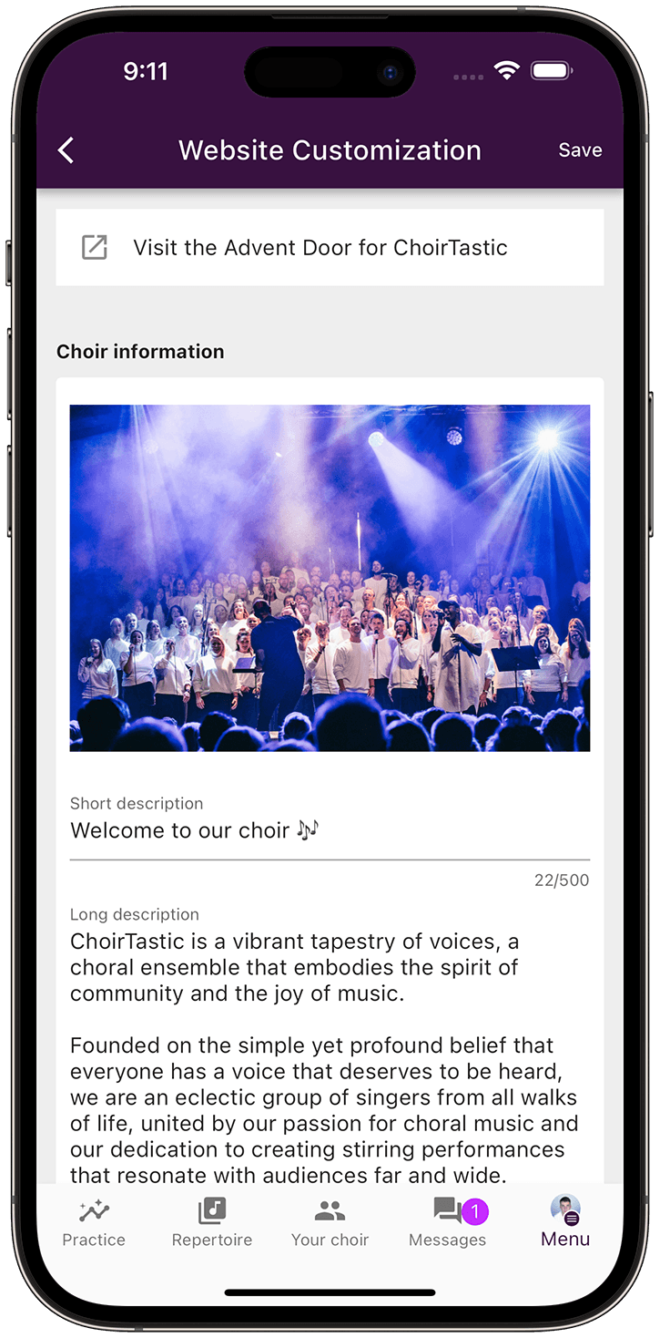 Website customization